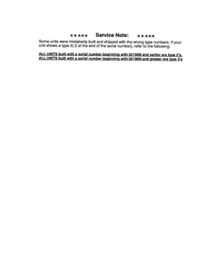 Service Note Diagram and Parts List for BV1850 Type 3 Weed Eater Leaf Blower / Vacuum